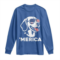 Funny Merica Beagle Lover 4th Of July Long Sleeve Shirt Patriotic Dog Gift