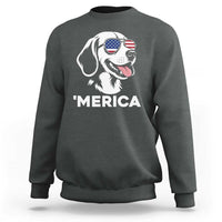 Funny Merica Beagle Lover 4th Of July Sweatshirt Patriotic Dog Gift