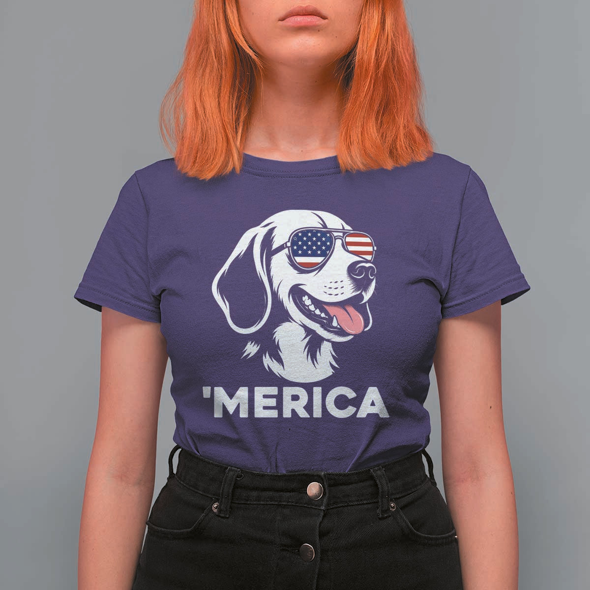 Funny Merica Beagle Lover 4th Of July T Shirt For Women Patriotic Dog Gift