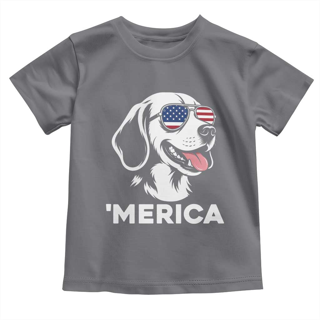 Funny Merica Beagle Lover 4th Of July Toddler T Shirt Patriotic Dog Gift