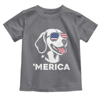 Funny Merica Beagle Lover 4th Of July Toddler T Shirt Patriotic Dog Gift