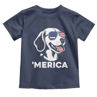 Funny Merica Beagle Lover 4th Of July Toddler T Shirt Patriotic Dog Gift