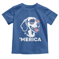 Funny Merica Beagle Lover 4th Of July Toddler T Shirt Patriotic Dog Gift