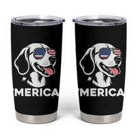Funny Merica Beagle Lover 4th Of July Tumbler Cup Patriotic Dog Gift
