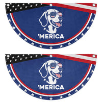 Funny Merica Beagle Lover 4th Of July Patriotic Fan Flag Dog Mom Dad Gift