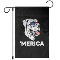 Patriotic Boxer Lover 4th Of July Dog Garden Flag American Flag Merica Pride