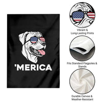Patriotic Boxer Lover 4th Of July Dog Garden Flag American Flag Merica Pride