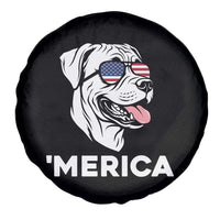 Patriotic Boxer Lover 4th Of July Dog Spare Tire Cover American Flag Merica Pride
