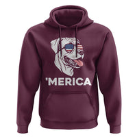 Patriotic Boxer Lover 4th Of July Dog Hoodie American Flag Merica Pride
