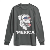 Patriotic Boxer Lover 4th Of July Dog Long Sleeve Shirt American Flag Merica Pride