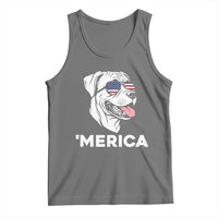 Patriotic Boxer Lover 4th Of July Dog Tank Top American Flag Merica Pride