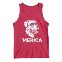 Patriotic Boxer Lover 4th Of July Dog Tank Top American Flag Merica Pride