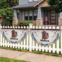 Poodle Mom Dad Gift Patriotic Fan Flag Merica 4th Of July
