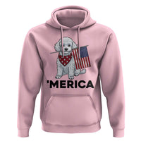 Merica Poodle Mom Dad Patriotic Gift Hoodie 4th Of July Pride