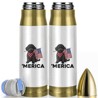 Merica Poodle Dog Lover Gift Bullet Tumbler Patriotic 4th Of July
