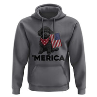 Merica Poodle Dog Lover Gift Hoodie Patriotic 4th Of July