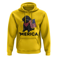 Merica Poodle Dog Lover Gift Hoodie Patriotic 4th Of July