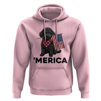 Merica Poodle Dog Lover Gift Hoodie Patriotic 4th Of July