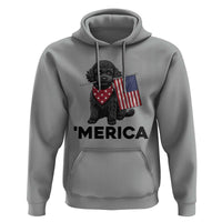 Merica Poodle Dog Lover Gift Hoodie Patriotic 4th Of July