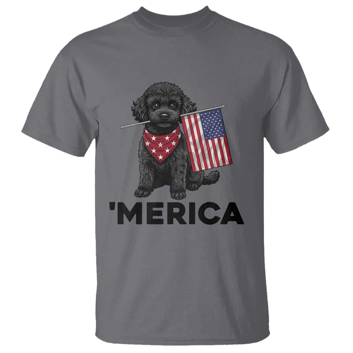 Merica Poodle Dog Lover Gift T Shirt Patriotic 4th Of July