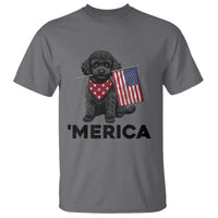 Merica Poodle Dog Lover Gift T Shirt Patriotic 4th Of July