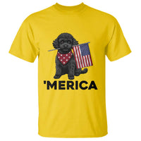 Merica Poodle Dog Lover Gift T Shirt Patriotic 4th Of July