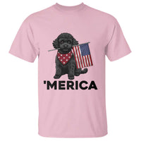 Merica Poodle Dog Lover Gift T Shirt Patriotic 4th Of July