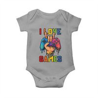 I Love Games Colorful Gamer Controller Gift Baby Onesie - Wonder Print Shop