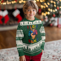 I Love Games Colorful Gamer Controller Gift Ugly Christmas Sweater - Wonder Print Shop