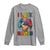 I Love Games Colorful Gamer Controller Gift Long Sleeve Shirt - Wonder Print Shop