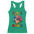 I Love Games Colorful Gamer Controller Gift Racerback Tank Top - Wonder Print Shop