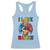 I Love Games Colorful Gamer Controller Gift Racerback Tank Top - Wonder Print Shop