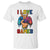 I Love Games Colorful Gamer Controller Gift T Shirt - Wonder Print Shop