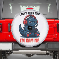 I Cant Adult Now Im Gaming Spare Tire Cover Funny Monster Playing Video Game - Wonder Print Shop