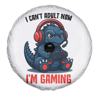 I Cant Adult Now Im Gaming Spare Tire Cover Funny Monster Playing Video Game - Wonder Print Shop