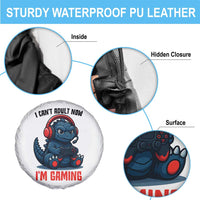 I Cant Adult Now Im Gaming Spare Tire Cover Funny Monster Playing Video Game - Wonder Print Shop