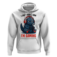 I Cant Adult Now Im Gaming Hoodie Funny Monster Playing Video Game - Wonder Print Shop