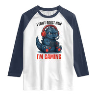 I Cant Adult Now Im Gaming Raglan Shirt Funny Monster Playing Video Game - Wonder Print Shop