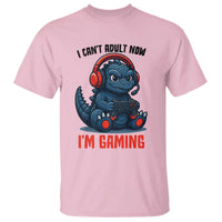 I Cant Adult Now Im Gaming T Shirt Funny Monster Playing Video Game - Wonder Print Shop