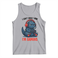 I Cant Adult Now Im Gaming Tank Top Funny Monster Playing Video Game - Wonder Print Shop