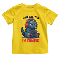 I Cant Adult Now Im Gaming Toddler T Shirt Funny Monster Playing Video Game - Wonder Print Shop