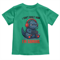 I Cant Adult Now Im Gaming Toddler T Shirt Funny Monster Playing Video Game - Wonder Print Shop
