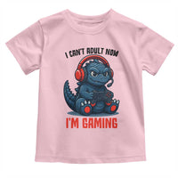 I Cant Adult Now Im Gaming Toddler T Shirt Funny Monster Playing Video Game - Wonder Print Shop