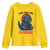I Cant Adult Now Im Gaming Youth Sweatshirt Funny Monster Playing Video Game - Wonder Print Shop