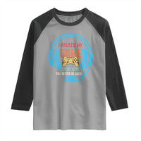 Funny Gamer Raglan Shirt I Paused My Game To Be Here - Wonder Print Shop