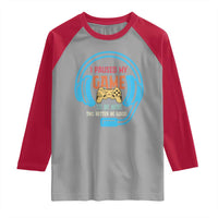Funny Gamer Raglan Shirt I Paused My Game To Be Here - Wonder Print Shop
