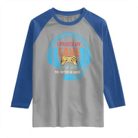 Funny Gamer Raglan Shirt I Paused My Game To Be Here - Wonder Print Shop