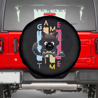 Game Time Spare Tire Cover Cute Black Cat Gamer Lover Gift - Wonder Print Shop