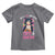 Just A Girl Who Loves Cats And Gaming Toddler T Shirt Cute Gamer Gift - Wonder Print Shop