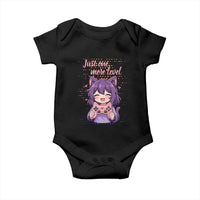 Just One More Game Baby Onesie Cute Girl Playing Game Humor Gift - Wonder Print Shop